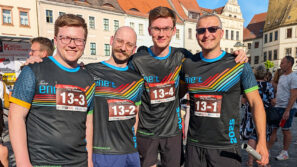 Gruppenbild Torgauer City-Nachtlauf