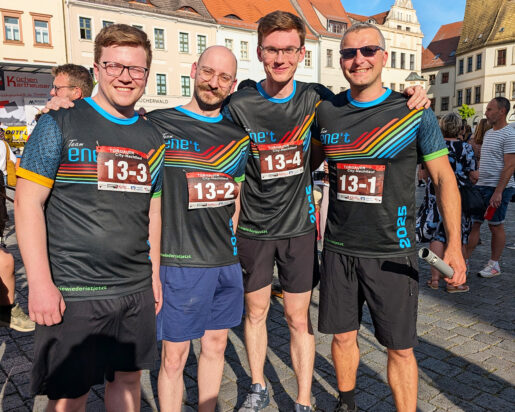 Gruppenbild Torgauer City-Nachtlauf