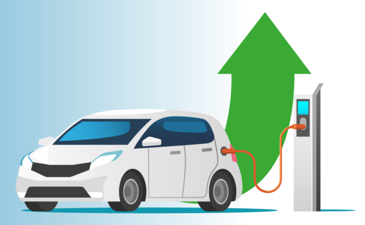 Illustration Zulassungen E-Mobilität