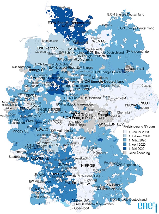 Unser Netzgebiet - enercity netz