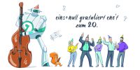 Grafik Gratulation einsnull