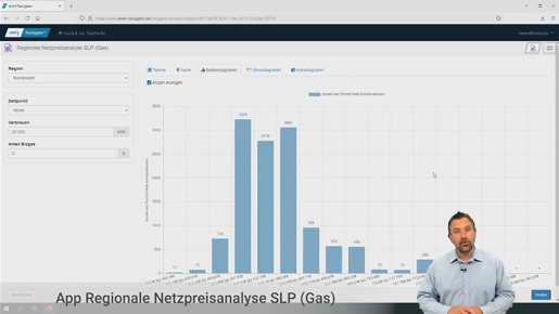 Regionale Netzpreisanalyse SLP Gas