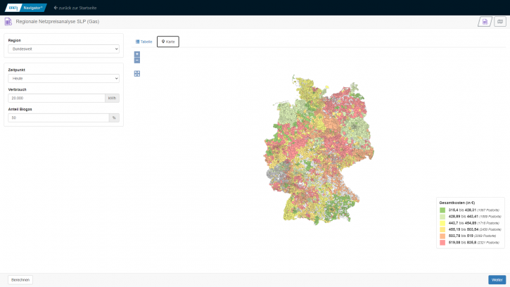 Regionale Netzpreisanalyse Gas II