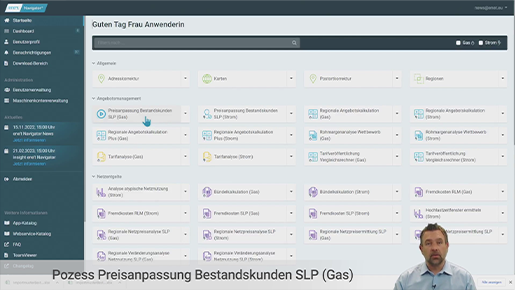 TN Prozess Preisanpassung Bestandskunden SLP Gas